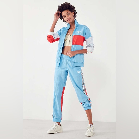 NWOT Reebok x Urban Outfitters Classic Lost & Found Vector Color Block Jacket - Picture 3 of 9